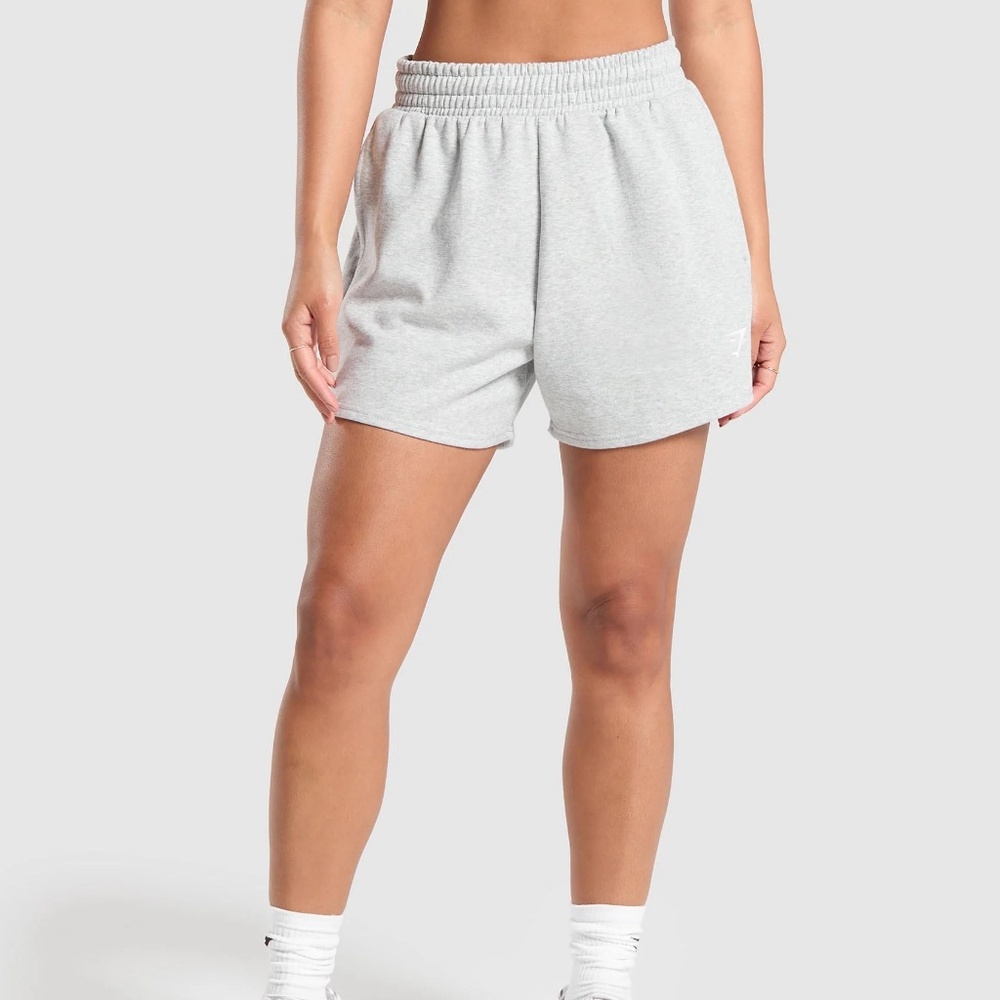 Gymshark grey sweat shorts size small